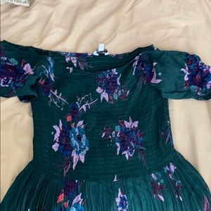 Off the shoulder floral sun dress